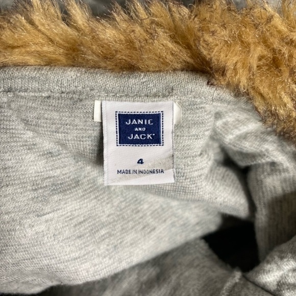 Janie and Jack Faux Fur Collar Dress - Picture 5 of 7